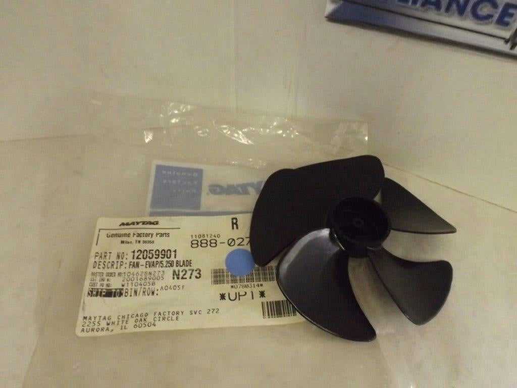 MAYTAG WHIRLPOOL REFRIGERATOR 12059901 EVAP FAN NEW MAYTAG WHIRLPOOL REFRIGERATOR 12059901 EVAP FAN NEW